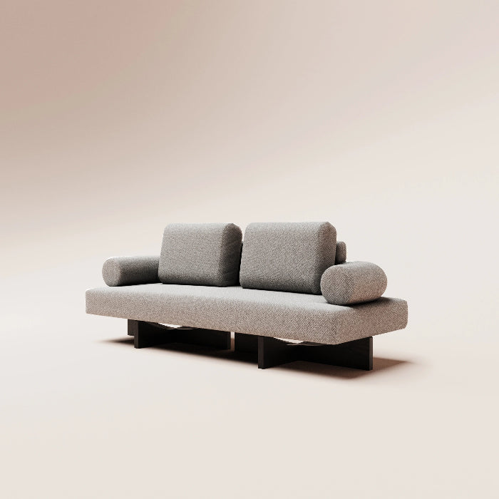 Grey fabric sofa