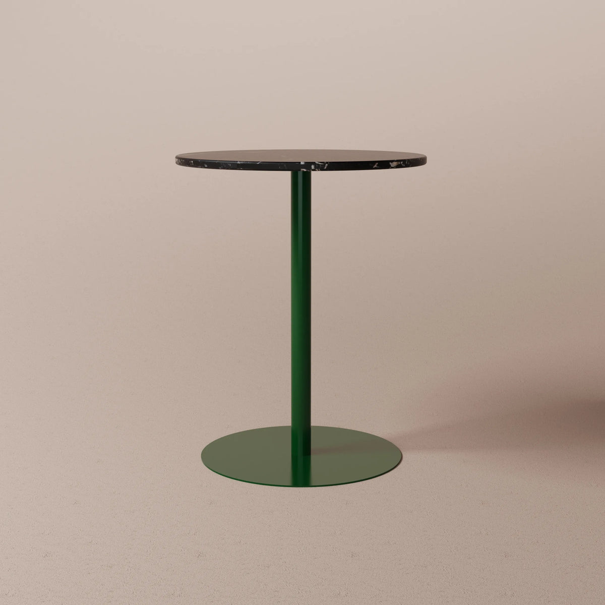 Steel and marble table