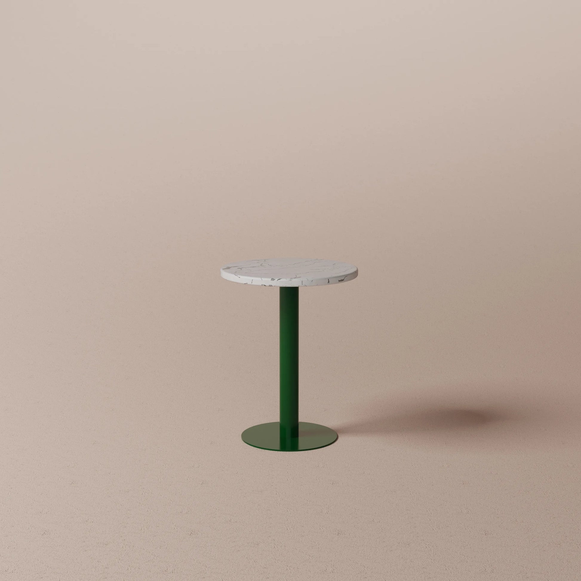 Steel and marble table