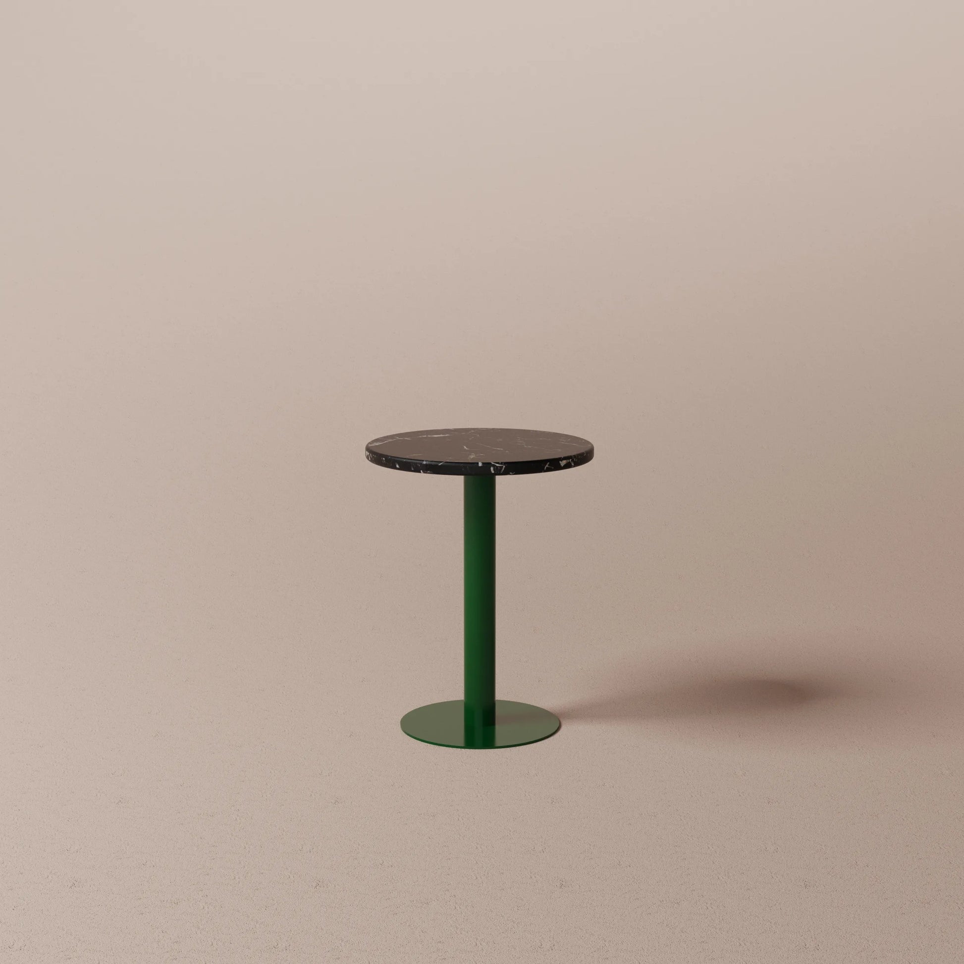 Steel and marble table