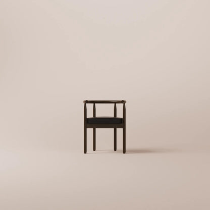 Minimalist chair on a beige background