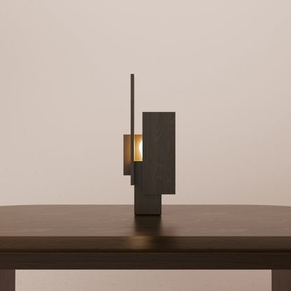Solid walnut light fixture