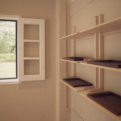 SLOT WALL SHELVES