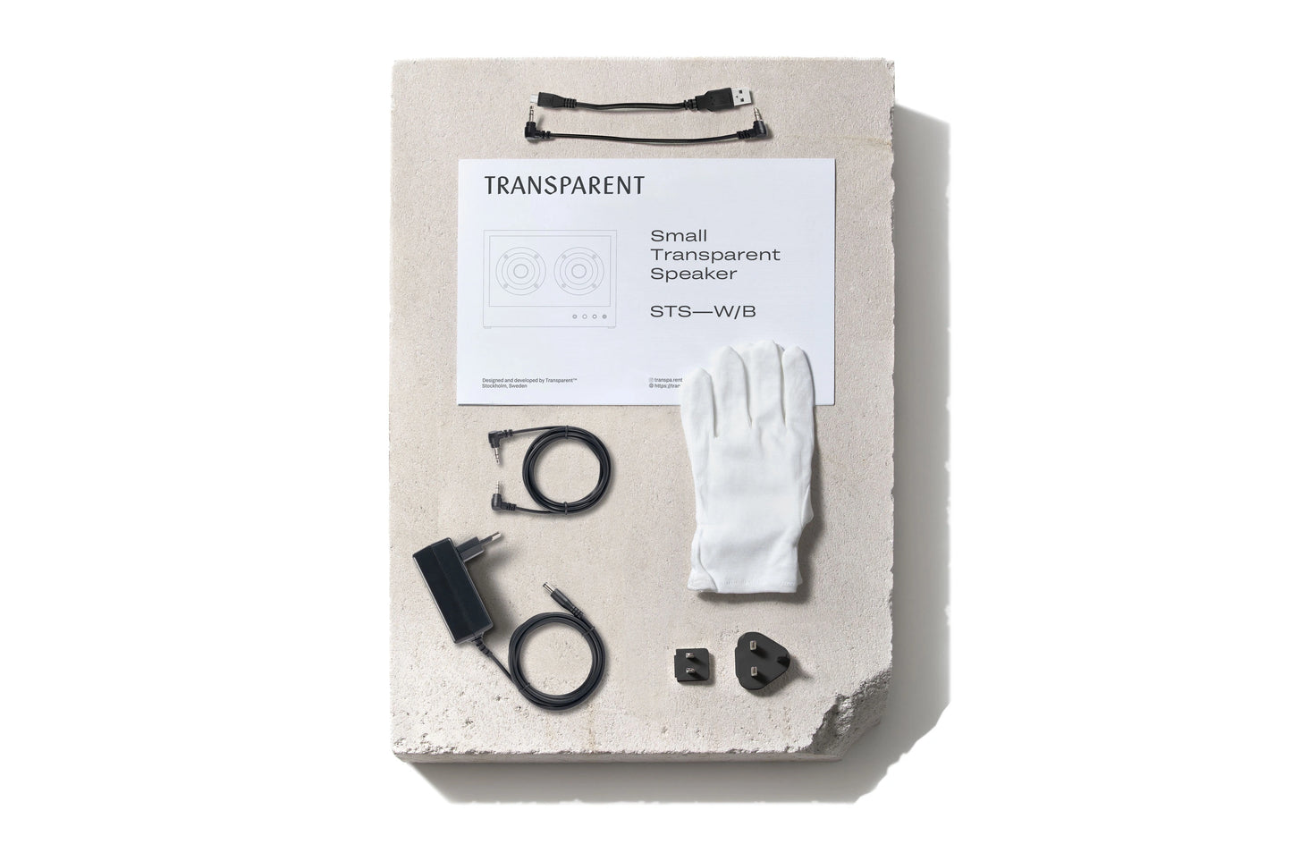TRANSPARENT SMALL SPEAKER