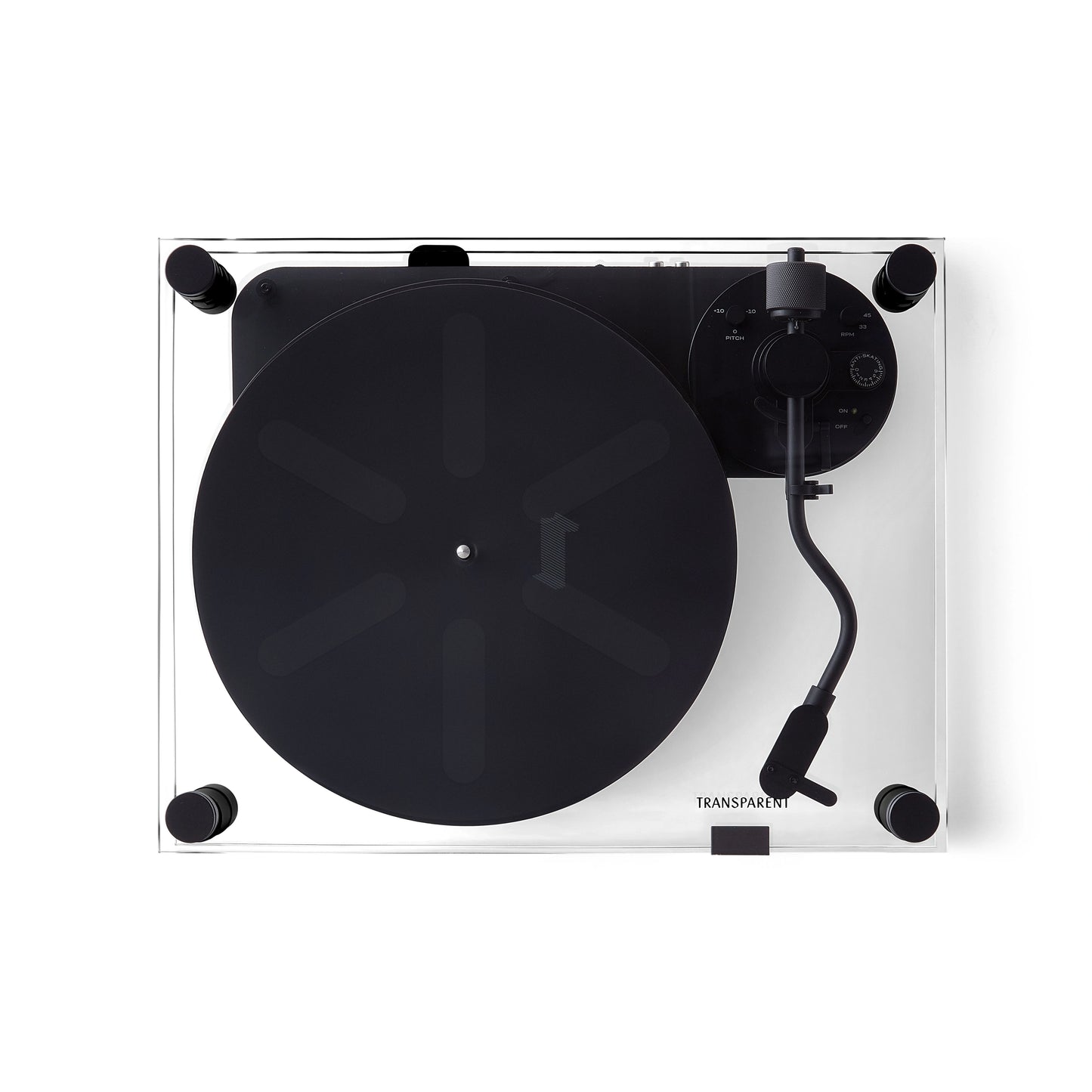 TRANSPARENT TURNTABLE