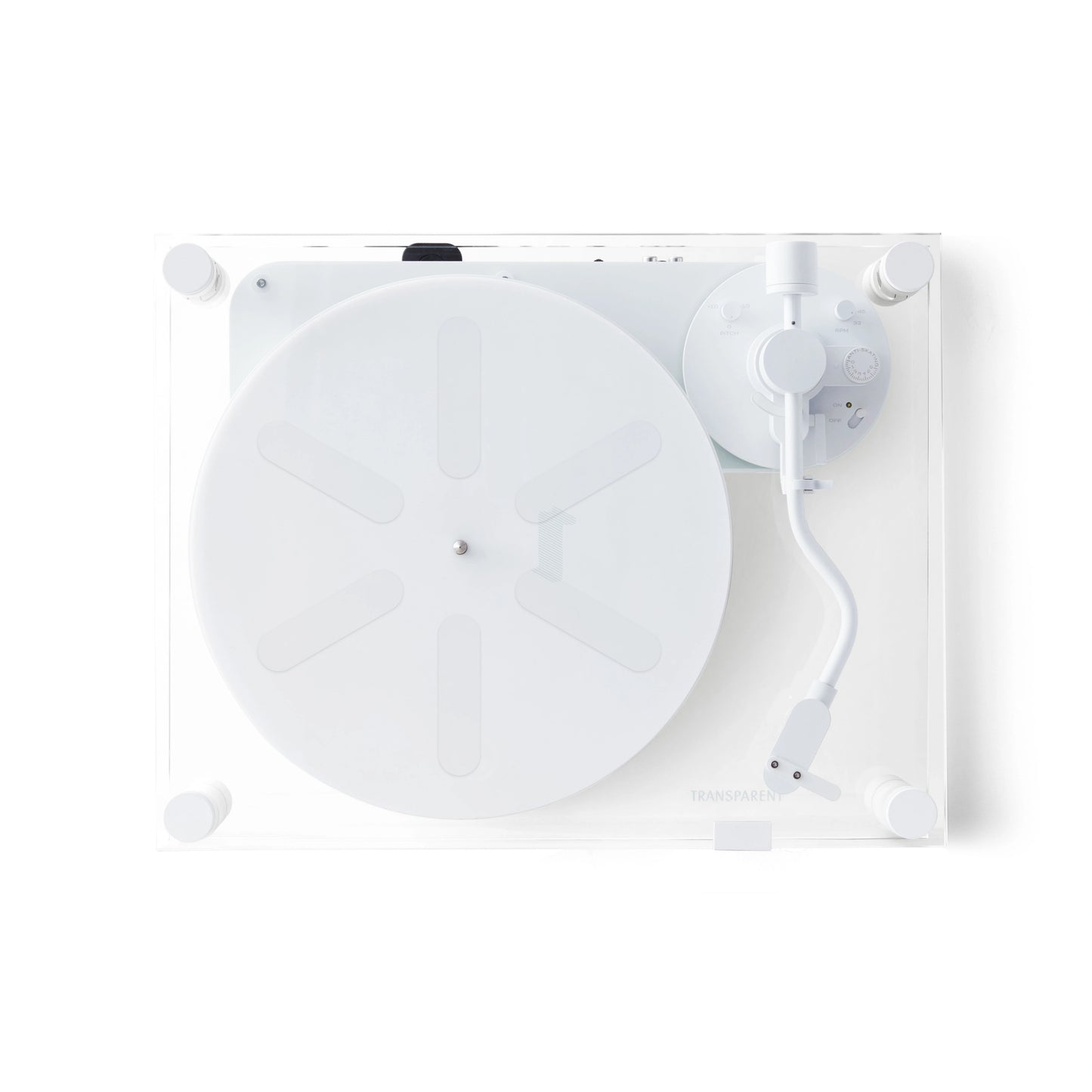 TRANSPARENT TURNTABLE
