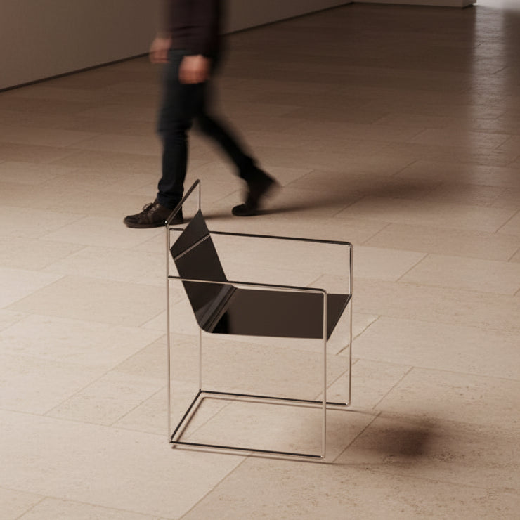 slim chair  on a beige background